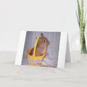 LUSTIGE OSTERN-KARTE FEIERTAGSKARTE (Rückseite)