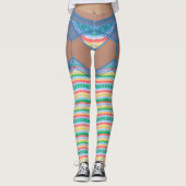 Lustige Ostern-Leggings-Ostern-Kostüm Legging Leggings (Vorderseite)