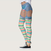 Lustige Ostern-Leggings-Ostern-Kostüm Legging Leggings (Links)
