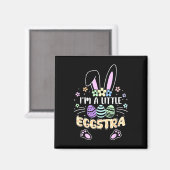 Lustige Ostern Mädchen Kinder Kleinkind Ich Bin Ei Magnet (Vorderseite/Rückseite)