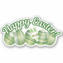Lustige Ostern-Vinyl-Aufkleber Aufkleber