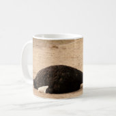 Lustige Ostrich-Tasse Kaffeetasse (Vorderseite Links)
