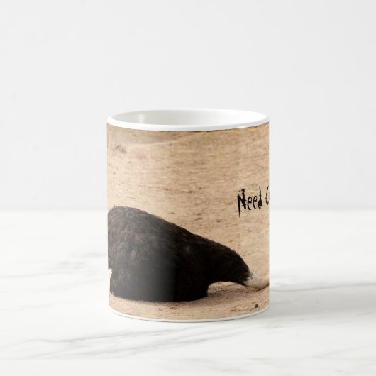 Lustige Ostrich-Tasse Kaffeetasse (Mittel)