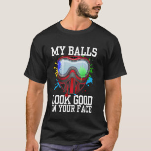 Lustige Paintball-Kunst für Männer Frauen Paintbal T-Shirt