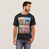 Lustige Pallaskatzen T-Shirt (Vorne ganz)