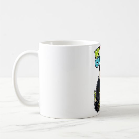 Lustige Panda-Diät-Challenge Kaffeetasse (Links)