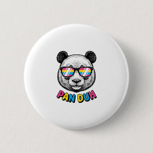 Lustige Panda-Sonnenbrille Vintage-Gravur-Shirt De Button