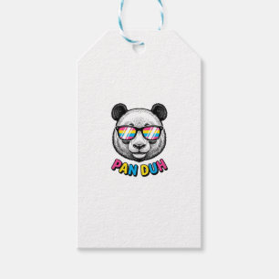 Lustige Panda-Sonnenbrille Vintage-Gravur-Shirt De Geschenkanhänger
