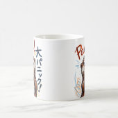 Lustige Panik-Otter-Meme Kaffeetasse (Mittel)