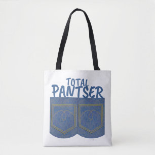 Lustige Pantser-Schreibmethode-Slogan Tasche