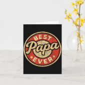 Lustige Papa-Kunst für Opa von Enkelkindern Vatert Karte (Gelbe Blume)