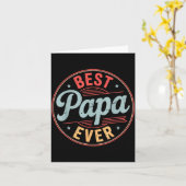 Lustige Papa-Kunst für Opa von Enkelkindern zum Va Karte (Gelbe Blume)