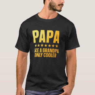 Lustige Papa-Kunst für Opa von Enkelkindern zum Va T-Shirt