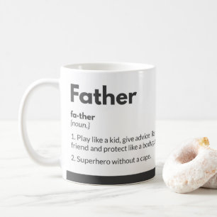 Lustige Papa-Tassen Witty Typography Zitat Superhe Kaffeetasse