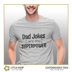 Lustige Papa-Witze Anpassbar zum Vatertag T-Shirt