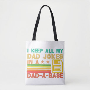 Lustige Papa-Witze in Papa-Datenbank Vintage für d Tasche
