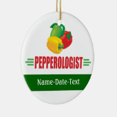 Lustige Paprikaschoten Keramik Ornament (Rechts)