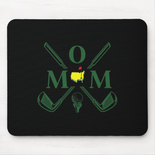 Lustige Par Mutter Golf passende Golf Zitat Party Mousepad (Vorne)