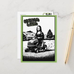 Lustige Parodie-Kunst Postkarte