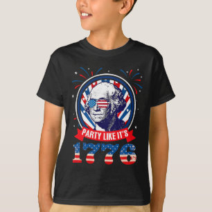 Lustige Party Als Ob Es 1776 4. Juli George War T-Shirt
