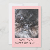 Lustige Party Einladung (Vorderseite)