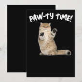 lustige Party Einladungen (Vorne/Hinten)