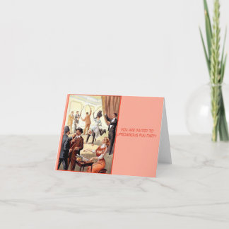 lustige Party-Feier Einladung Leute Spaß