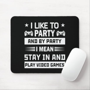 lustige Party-Videospiele Mousepad