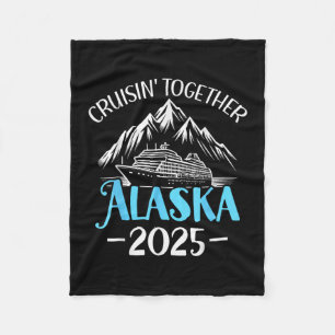 Lustige passende Familie Freunde Und Gruppe Alaska Fleecedecke