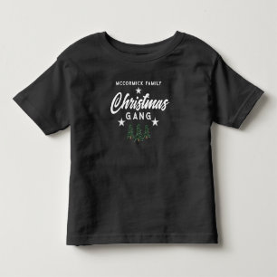 Lustige passende Weihnachtsbaum-Familie Personalis Kleinkind T-shirt