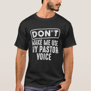 Lustige Pastor Kunst Für Männer Frauen Christliche T-Shirt