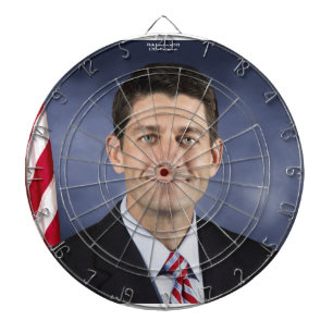 Lustige Paul Ryan Dart Scheibe von Rick London Dartscheibe