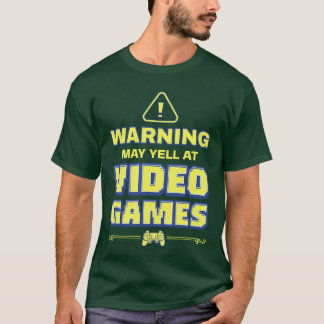 Lustige PC-Spieler Warnung Kann bei Videospielen s T-Shirt