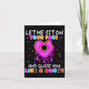 Lustige peinliche Donut-Dreck-Shirts für erwachsen Karte