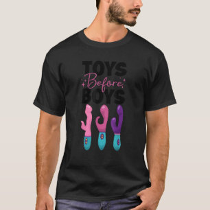 Lustige peinliche Spielzeuge vor Jungs Spaß Erwach T-Shirt