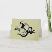 lustige Pension Karte (Vorderseite)