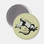 lustige Pension Magnet (Vorderseite/Rückseite)