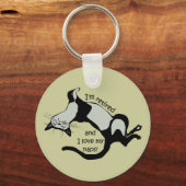 lustige Pension Schlüsselanhänger (Vorderseite)