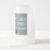 Lustige pensionierte Lehrer-mattierte Tasse (Vorderseite Links)