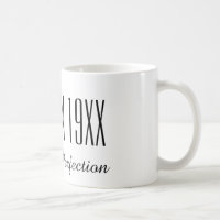 Lustige, perfekt gealterte Geburtstags-Kaffeetasse