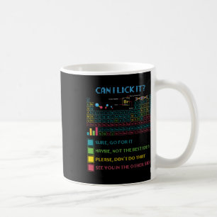 Lustige Periodensystem-Wissenschaft Kann ich es le Kaffeetasse