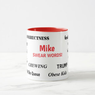 Lustige Personalisierbare Ärgernisse Hates Schimpf Tasse