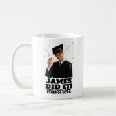 Lustige Personalisierte Abschlussfeier Benutzerdef Kaffeetasse (Links)