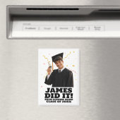 Lustige Personalisierte Abschlussfeier Benutzerdef Magnet (In Situ (Geschirrspüler))