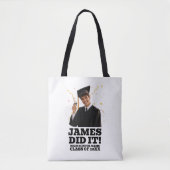 Lustige Personalisierte Abschlussfeier Benutzerdef Tasche (Vorderseite)