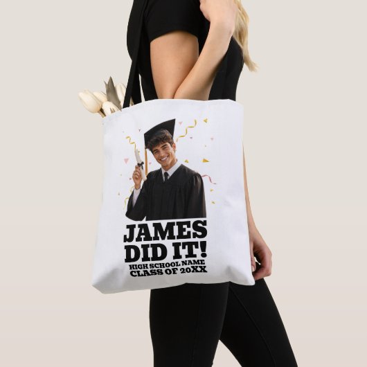 Lustige Personalisierte Abschlussfeier Benutzerdef Tasche (Von Nahem)
