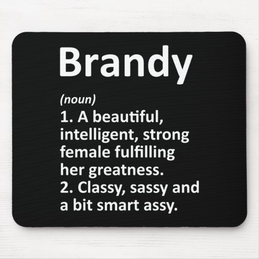 Lustige personalisierte Definition von Herren-Bran Mousepad (Vorne)
