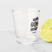 Lustige Personalisierte Gesichtsfoto Männer 60. Ge Schnapsglas (Links)