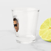 Lustige Personalisierte Gesichtsfoto Männer 60. Ge Schnapsglas (Rechts)