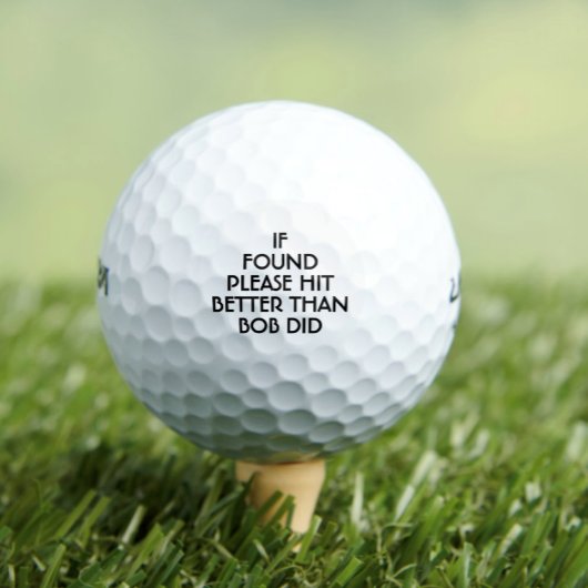 Lustige Personalisierte Golfball